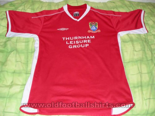 Morecambe Home baju bolasepak 2002 - 2004