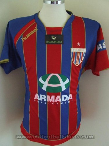 KS Polonia Bytom Home football shirt 2009 - 2010