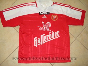 Widzew Lodz Home football shirt 2001 - 2002