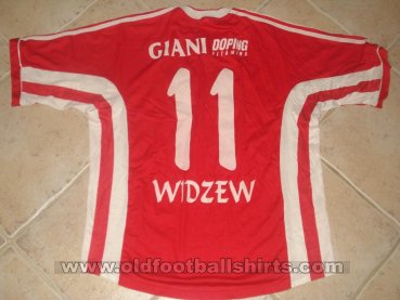 Widzew Lodz Home Maillot de foot 2001 - 2002
