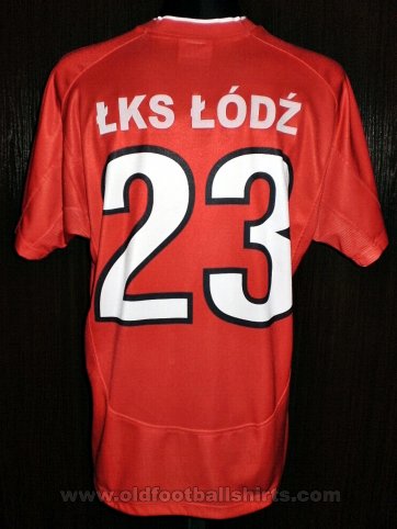 ŁKS Łódź Away football shirt 2004 - 2005