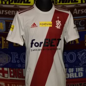 ŁKS Łódź Home football shirt 2020 - 2021 sponsored by forBET