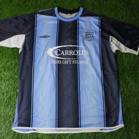Dublin City Football Club Home φανέλα ποδόσφαιρου 2006 - 2007 sponsored by Carroll’s