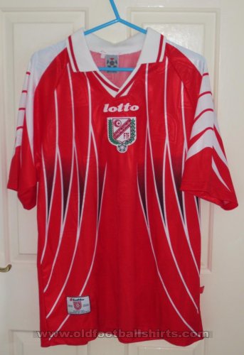 Tunisia Home voetbalshirt  1998