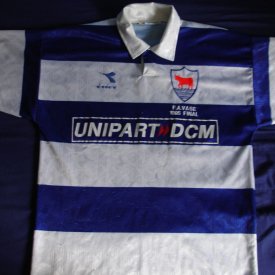 Oxford City Home football shirt 1994 - 1995 sponsored by Unipart DCM