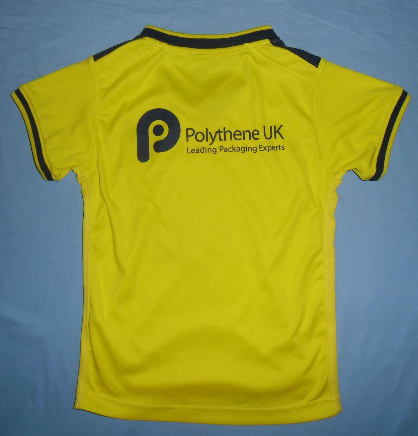 Oxford United Home football shirt 2015 2016. Sponsored by Liontrust