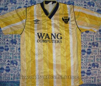 Oxford United Home camisa de futebol 1987 - 1988