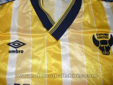 Oxford United Home camisa de futebol 1987 - 1988