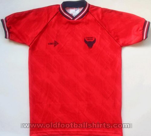 Oxford United Away football shirt 1989 - 1991