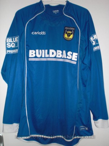 Oxford United Away football shirt 2008 - 2009