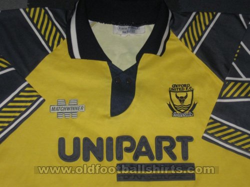 Oxford United Home football shirt 1994 - 1996