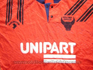 Oxford United Away football shirt 1991 - 1993