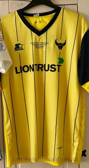 Oxford United Cup Shirt football shirt 2016 - 2017