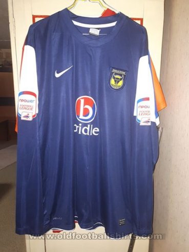 Oxford United Away football shirt 2011 - 2012