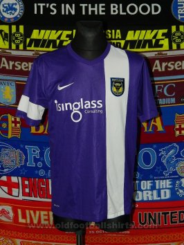 Oxford United Away football shirt 2013 - 2014