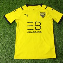 Oxford United Home football shirt 2021 - 2022 sponsored by EB Charging