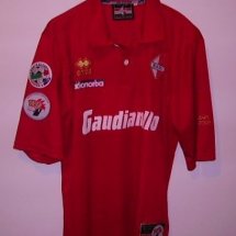 Bari Away football shirt 2008 - 2009 sponsored by Gaudianello