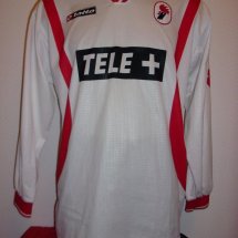 Bari Home football shirt 2000 - 2001 sponsored by TELE+