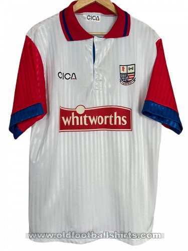 AFC Rushden & Diamonds Home camisa de futebol 1995 - 1997
