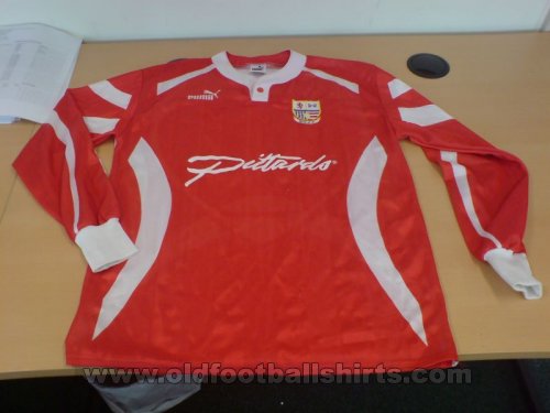 AFC Rushden & Diamonds Home football shirt 1994 - 1995