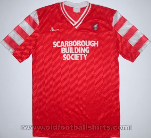 Scarborough Football Club Home football shirt 1988 - 1989