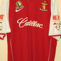 Valletta Away football shirt 2007 - 2008 sponsored by Cadillac