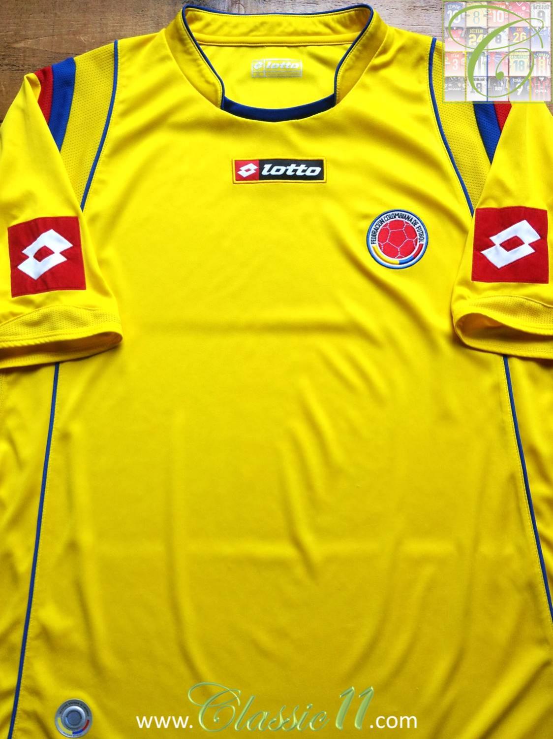 Colombia Home Camiseta de Fútbol 2010.