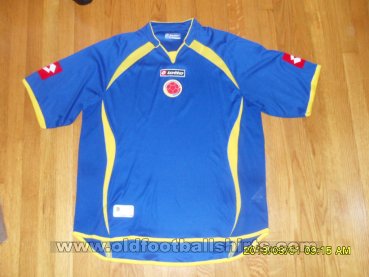 Colombia Fora camisa de futebol 2007 - 2009