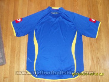 Colombia Fora camisa de futebol 2007 - 2009