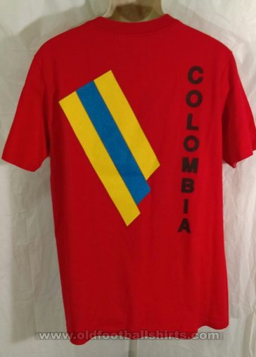 Colombia Training/Leisure football shirt 1990