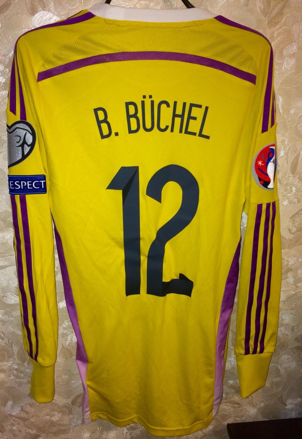 Maillot Domicile Liechtenstein 2010/2011 Signé #9 Beck - Taille M - Occasion