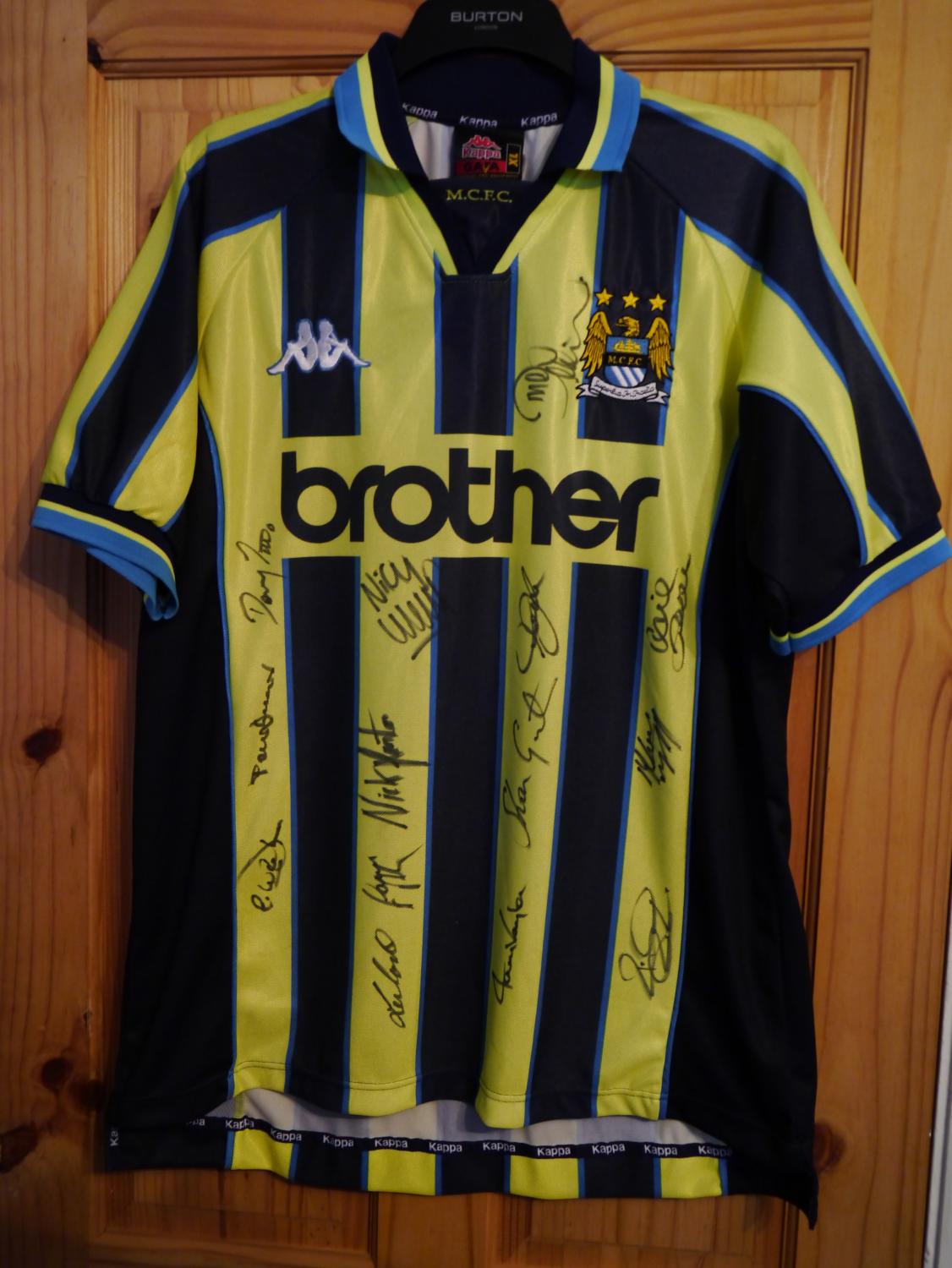Camisa II Manchester City 2002 2003 Le Coq Sportif retro