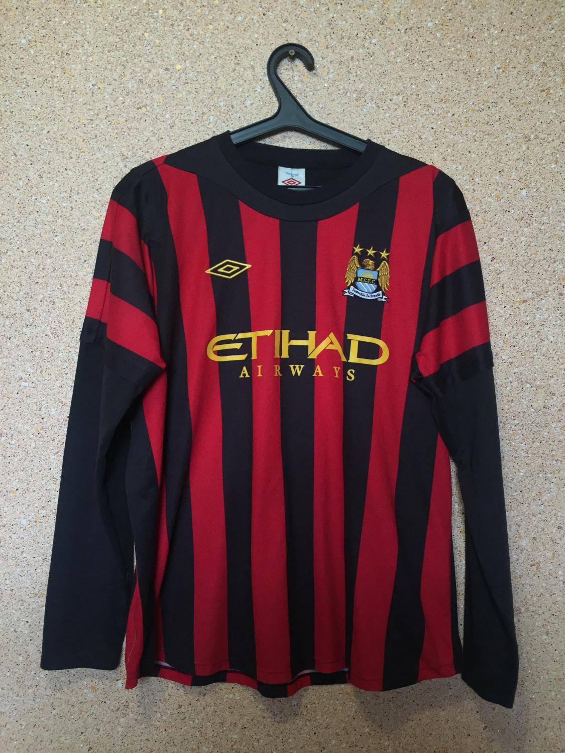 Maillot Manchester City Extérieur 2012-2013 Umbro Taille 40 (M) - Occasion En Parfaite Condition !