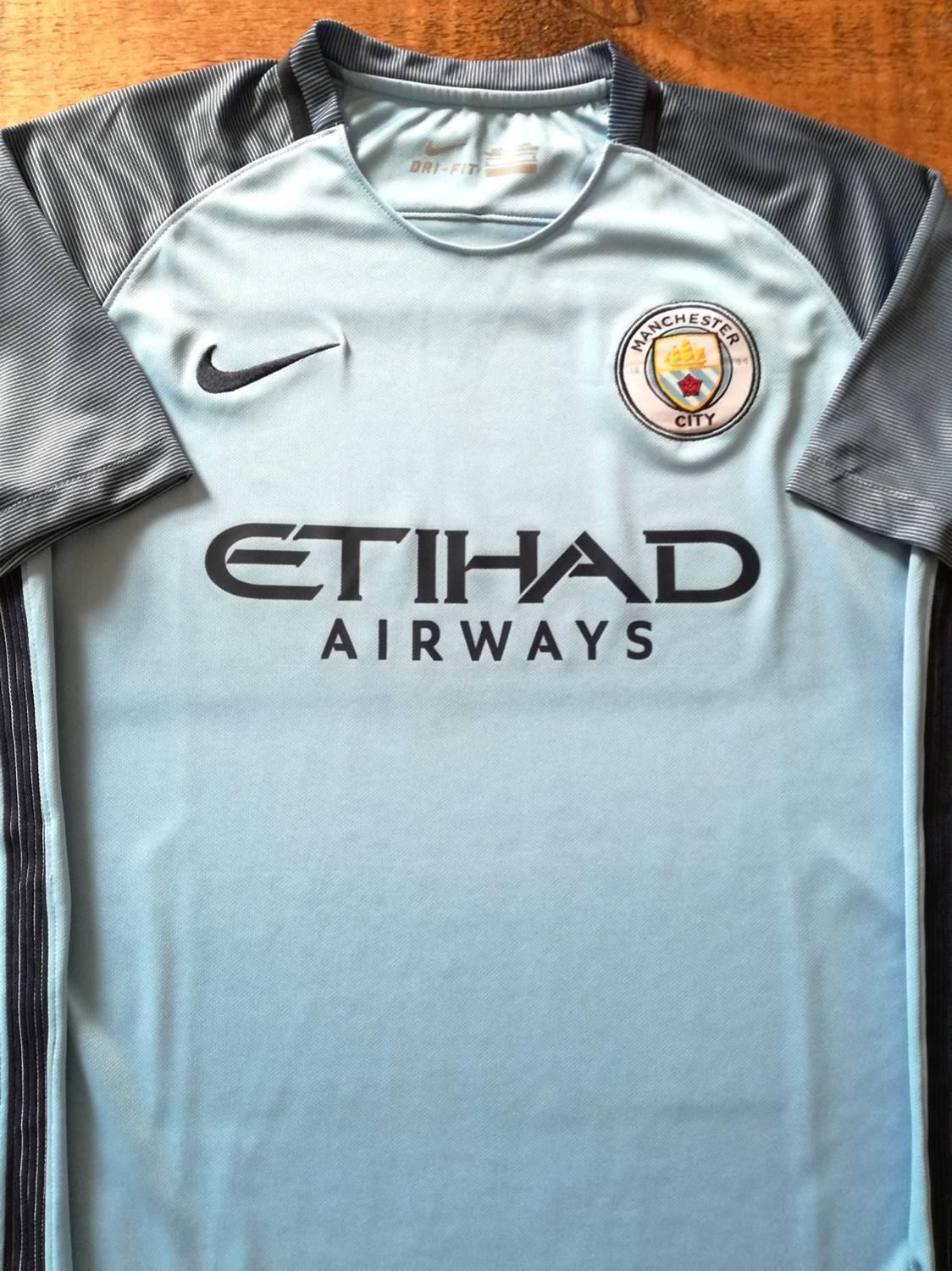 Maillot Extérieur Manchester City 2016/2017 - Noir - Taille XL - Nike - Occasion