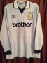 Manchester City Home Maillot de foot 1995 - 1997