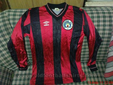 Manchester City Away football shirt 1986 - 1987