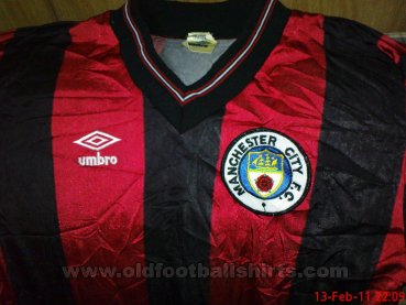 Manchester City Away football shirt 1986 - 1987
