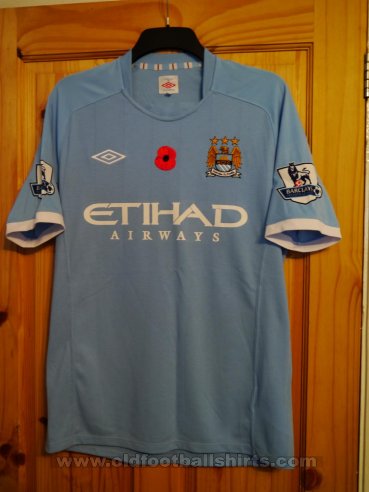 Manchester City Home maglia di calcio 2010 - 2011