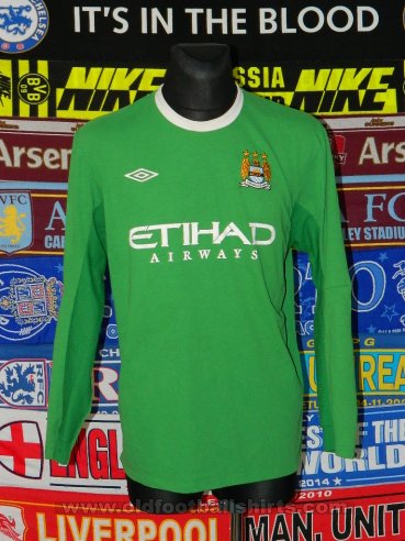 Manchester City Goalkeeper football shirt 2010 - 2012