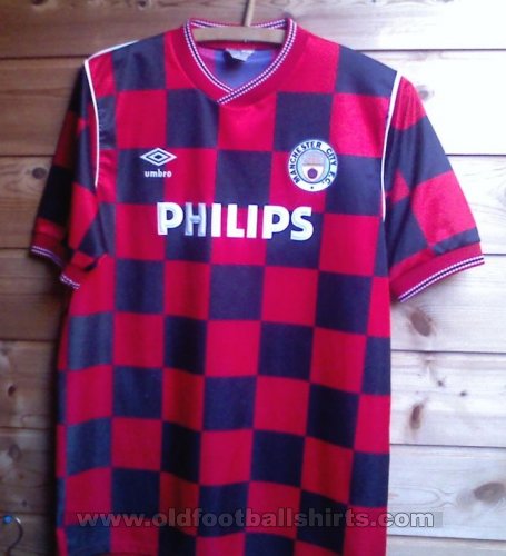 Manchester City Away football shirt 1986 - 1987