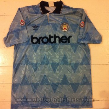 Manchester City Home football shirt 1989 - 1991