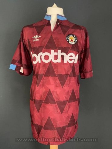 Manchester City Away football shirt 1989 - 1990