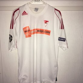 Debreceni VSC Home football shirt 2009 - 2010 sponsored by Orange Ways