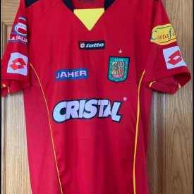 Deportivo Cuenca Home football shirt 2008 sponsored by Cristal