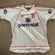LDU Quito Home football shirt 2000 sponsored by Parmalat
