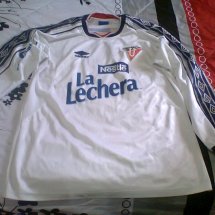 LDU Quito Home football shirt 1999 sponsored by La Lechera