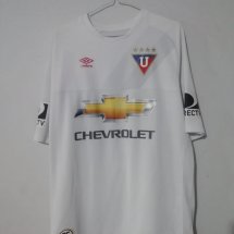 LDU Quito Home football shirt 2015 sponsored by Chevrolet