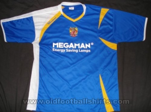 Stevenage FC Away football shirt 2008 - 2010