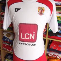 Stevenage FC Home football shirt 2010 - 2011 sponsored by LCN