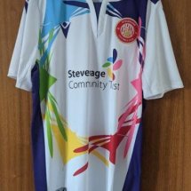 Stevenage FC Special football shirt 2019 - 2020 sponsored by Stevenage Community Trust